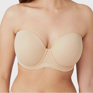Wacoal Strapless Bra Beige Nude 42 DDD